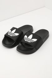 Adidas Originals Pantoletten - Black + White EU44 1/2 Herren