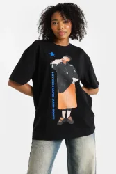 Billie Eilish Oversize T-Shirt - Black S Damen