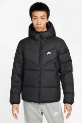 Nike Puffer Daunenjacke - Schwarz M Herren