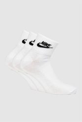 Nike Dreierpack Socken - Weiss + Schwarz EU38-42