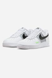 Nike Air Force 1 '07 Sneaker - White + Black + Volt + Wolf Grey EU40 Herren