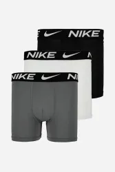 Nike Dreierpack Boxershorts - White + Grey + Black M Kids