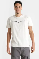 Tommy Jeans T-Shirt - Oat Marl M Herren