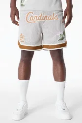 New Era MLB Floral Mesh Shorts - Offwhite M Herren