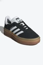 Adidas Originals Gazelle Bold Plateau Sneaker - Core Black + Footwear White EU38 Damen