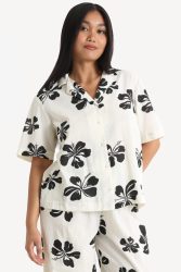 Pieces PCALOHA Hemd - Egret M Damen