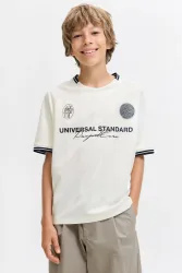 Jack & Jones Junior JCOCOVER T-Shirt - Cloud Dancer 164 Kids
