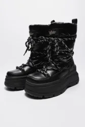 Buffalo Olympia Puffer Schneestiefelette - Black EU37 Damen