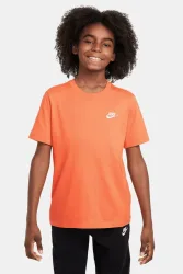 Nike T-Shirt - Light Wild Mango M Kids