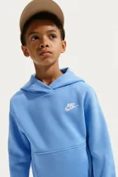 Nike Club Fleece Kapuzensweatshirt - University Blue S Kids