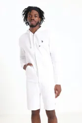 U.S. Polo Assn. Kapuzensweatjacke - White L Herren