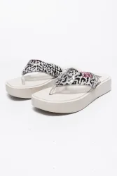 Zaxy Plateau Flip Flops - Off White + Ounce EU38 Damen