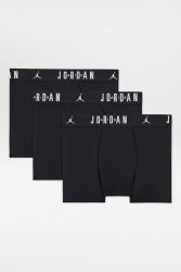 Jordan Air Dreierpack Boxershorts - Black L Kids