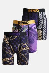 PSD Underwear Dreierpack Boxershorts - Mehrfarbig L Herren