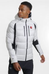 Comme des Loups Avoriaz beheizbare Pufferjacke - White M Herren