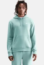 Nike Sportswear Club Fleece Kapuzensweatshirt - Denim Turquoise S Herren
