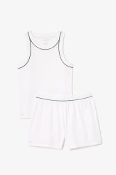 Lacoste Pyjama-Set - White S Damen