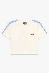 Ellesse La Bota Crop T-Shirt - Offwhite 10 Kids