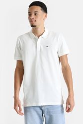 Tommy Jeans - Poloshirt, kurzarm, für Herren, Weiss, Größe M