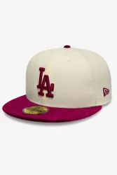 New Era 59Fifty Cap - Light Beige + Orchid 7 1/8 Herren