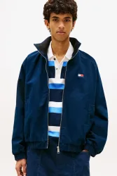 Tommy Jeans Leichte Jacke aus Twill - Dark Night Navy M Herren