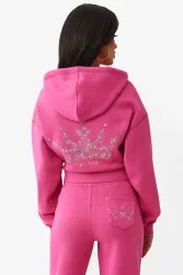 True Religion Kapuzensweatshirt - Very Berry XS Damen