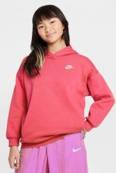 Nike Sportswear Club Fleece Oversize Kapuzensweatshirt - Aster Pink M Kids