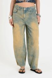 The Ragged Priest Toxic Goliath Slouchy Jeans - Sand Wash 26 Damen