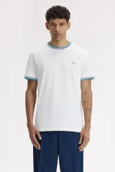 Fred Perry T-Shirt - Snow White M Herren