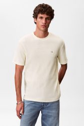 Calvin Klein Jeans - T-Shirt, für Herren, Creme, Größe L