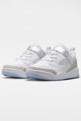 Jordan Spizike Kids Sneaker - White + Neutral Grey EU33