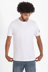 Calvin Klein Jeans Badge T-Shirt - Bright White S Herren