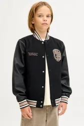 Jack & Jones Junior JORMEADOWS Collegejacke - Black 164 Kids