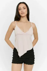 Tally Weijl Asymmetrisches Trägertop - Pink Icing XS Damen