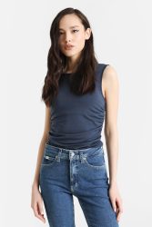 Pieces Madison Top - Ombre Blue M Damen