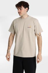 Carhartt WIP American Script T-Shirt - Fleur De Sel S Herren
