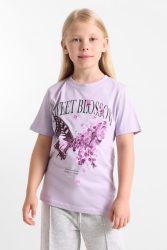 Miss Tee Sweet Blossom And Beauty T-Shirt - Lilac 122-128 Kids