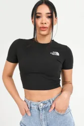 The North Face Crop T-Shirt - Black XS Damen