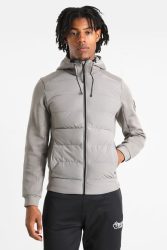 Alessandro Zavetti Collovati leichte gesteppte Jacke - Brushed Nickel S Herren