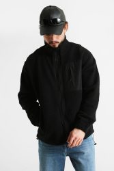 Redefined Rebel RRJOEY Teddy Jacke - Black XS Herren