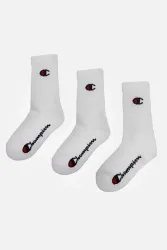 Champion - Socken  3er Pack Bequem sitzend, 31-34, Weiss