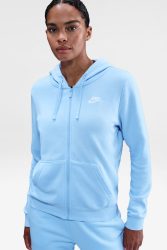 Nike Kapuzensweatjacke - Celestine Blue M Damen