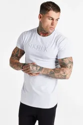 Siksilk T-Shirt - White L Herren