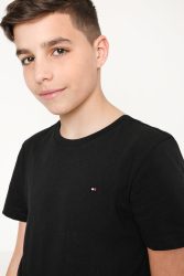 Tommy Hilfiger Kids Essential Cotton T-Shirt - Black 10 Kids