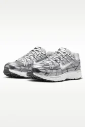 Nike P-6000 Sneaker - Grey Fog + White + Metallic Cool Grey EU37.5 Damen