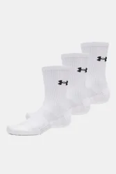Under Armour Dreierpack Socken - White EU42-47.5
