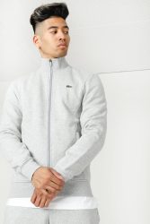 Lacoste Sweatjacke - Hellgrau meliert XL Herren