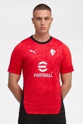 Puma AC Milan Mesh T-Shirt - Red M Herren