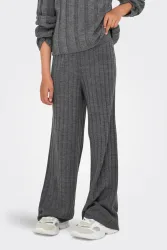 Only KOGTESSA Strickhose - Dark Grey Melange 158-164 Kids