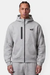Comme des Loups Ragnar Kapuzensweatjacke - Grey Heather M Herren